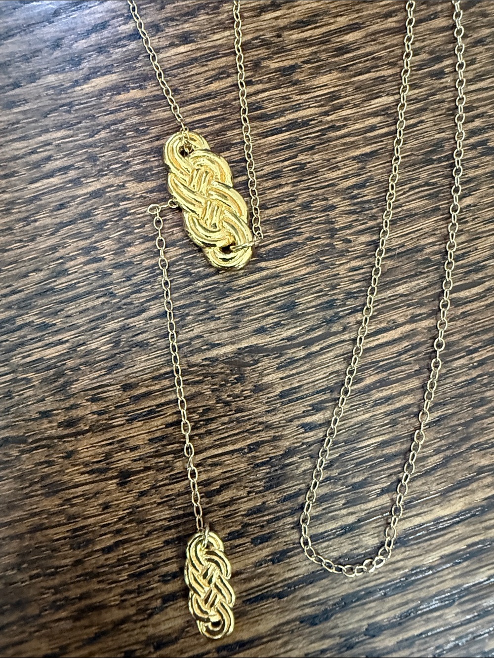 Gorjana Gold Double Pendant Y-Necklace